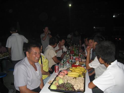 中秋佳节，，，潘总与我们同乐