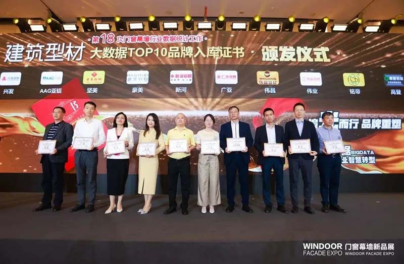 第29届天下铝门窗幕墙行业年会暨中国修建经济广州峰会,mg冰球突破集团再次荣获多项声誉!