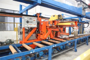 细密在线淬火系统及在线温度监测系统和双牵引装置